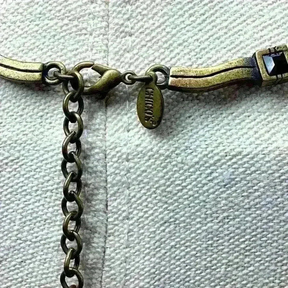 Chico's Brass Colored Necklace - Picture 3 of 3